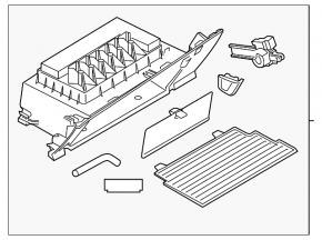 Перчаточный ящик, бардачок BMW X1 F48 19-22 бежевый Oyster