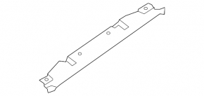 Обшивка багажника передняя Nissan Maxima A36 16-23 черн