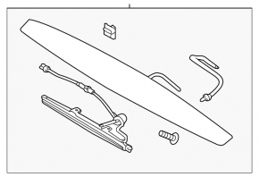 Spoiler hayon Hyundai Veloster 12-17 nou original