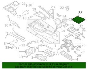 Cotieră Audi A5 F5 20-25, piele maro, cu strat protector
