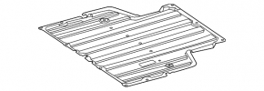 Защита двигателя задняя Mercedes EQS-class V297 22-25