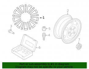 Диск колесный R18 5*112 VW Passat b8 16-19 USA легкая бордюрка
