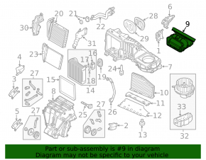 Печка в сборе VW Passat b7 12-15 USA под климат