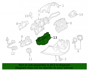 Блокировка рулевой колонки VW Jetta 11-18 USA