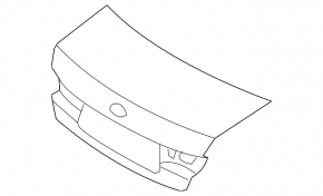 Крышка багажника Hyundai Sonata 11-14