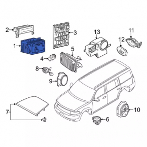 USB Hub Ford Escape MK3 13-15 Sync 2