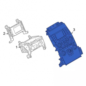 USB Hub Ford Escape MK3 13-15 Sync 2