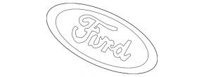 Эмблема значок переднего бампера Ford Fusion mk5 13-20 песок