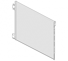 Condensator radiator aer condiționat Nissan Rogue Sport 17-22 2.0