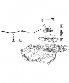 Шифтер КПП Dodge Journey 11-20