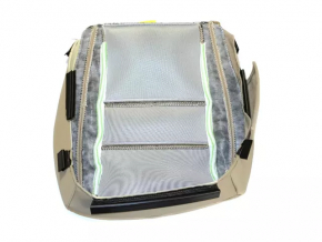 Водительское сидение Dodge Durango 14-17 с airbag, кожа беж