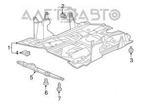 Защита двигателя Honda Civic X FC 16-21 2.0 надрывы