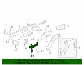 Поддон АКБ Honda Accord 18-22