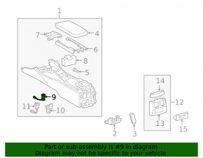Прикуриватель центральной консоли Lexus IS250 IS300 IS350 06-13