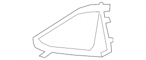 Решетка бампера правая Hyundai Veloster 19-22