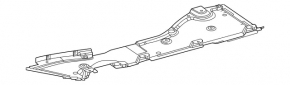 Защита днища передняя правая Mercedes W167 GLE 350 450 20-26