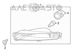 Поворотник левый VW Beetle 12-14
