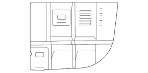 Кнопка контроль спуска BMW X5 G05 19-26 с управлением дорожного просвета
