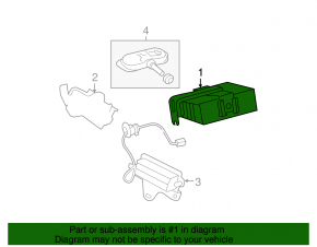 Ansamblu receptor, monitor de presiune în anvelope Lexus IS250 IS350 06-13 zgârieturi la punctele de montare