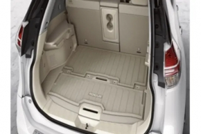 Коврик багажника ткань Nissan Rogue 14-18 черн, под химчистку, надорван