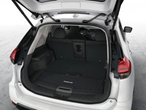 Коврик багажника ткань Nissan Rogue 14-18 черн, под химчистку, надорван