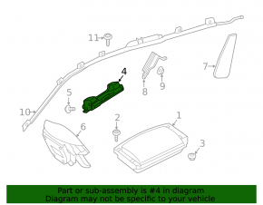 Подушка безопасности airbag коленная водительская левая Mercedes GLC 16-22