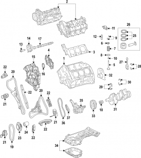 Коленвал Mercedes GLS-class X166 15-19 3.0 M276 DE30LA