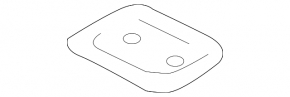 Крюк багажника Ford C-max MK2 13-18 черный