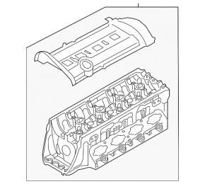 Головка блока цилиндров в сборе Audi A4 B9 17-20 2.0T