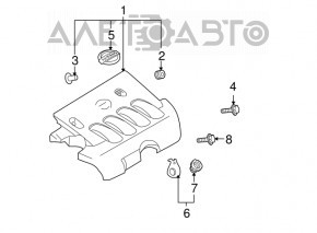 Накладка двигателя Nissan Versa 1.8 10-12