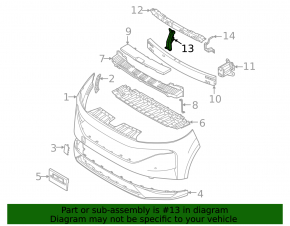 Планка замка капота Nissan Murano z53 25-26