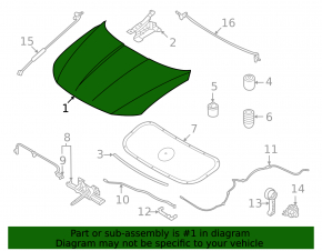 Капот голый Hyundai Tucson 22-26