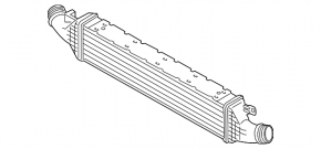 Интеркулер Audi Q3 15-18 2.0T