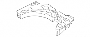 Пенопласт под инструмент правый Mazda 3 19-26 5d