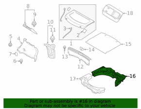 Пенопласт под инструмент правый Mazda 3 19-26 5d