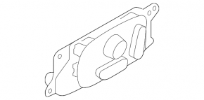 Control scaun pasager Land Rover Range Rover Velar 18-23 negru, reglabil pe 12 direcții