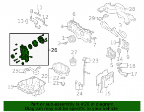 Масляный насос Subaru Impreza WRX GH 08-14 2.5T