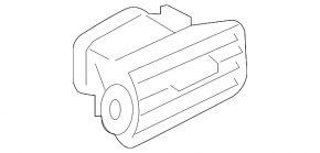 Deflector conductă de aer panou frontal dreapta BMW X2 F39 18-23