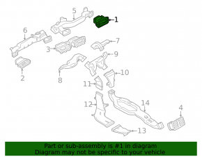 Deflector conductă de aer panou frontal dreapta BMW X2 F39 18-23