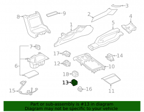 Кнопки подогрева передних сидений Subaru Forester 19-24 SK