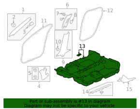 Покрытие пола Honda Civic X FC 16-17 4d черное