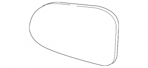 Зеркальный элемент левый Hyundai Santa FE 21-23 BSM