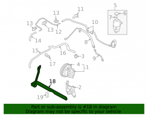 Radiator de răcire a direcției asistate Mitsubishi Galant 04-12