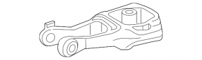 Подушка двигателя задняя Lexus UX200 19-26