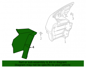 Capac stop aripă dreapta Infiniti QX60 22-26
