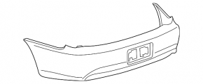 Бампер задний голый Toyota Solara 2.4 04-06