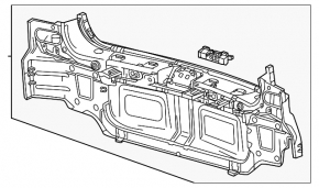 Panoul spate al unui Chevrolet Equinox EV 24-26