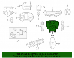 Управление мультимедиа Mercedes GLC 16-19 под панель управления мультимедиа, царапины