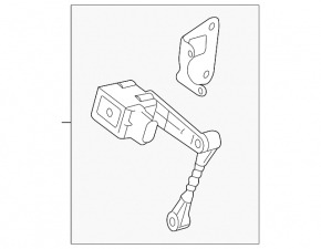 Senzor de poziție caroserie stânga spate cu control al tracțiunii pentru Land Rover Range Rover Evoque 12-18