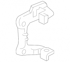 Suport etrier spate stânga pentru Land Rover Range Rover Velar 18-26 (325mm)